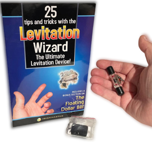 LEVITATION WIZARD DEVICE 25 Magic Tricks Kit ITR Invisible Floating Thread Bill