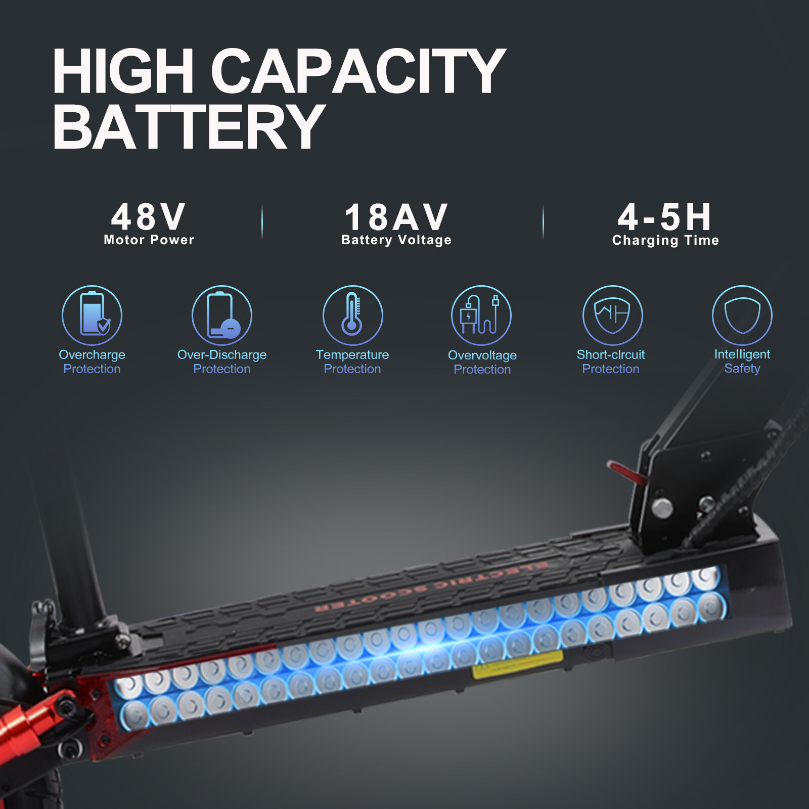 Electric Scooter 48v 800W For Adult 10"Off Road Fat Tires Fast Speed USA MAX vV