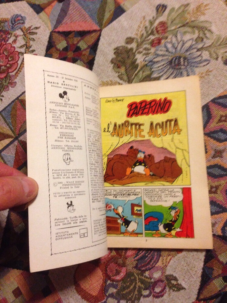 Mickey Mouse Booklet No. 511 1965 Excellent