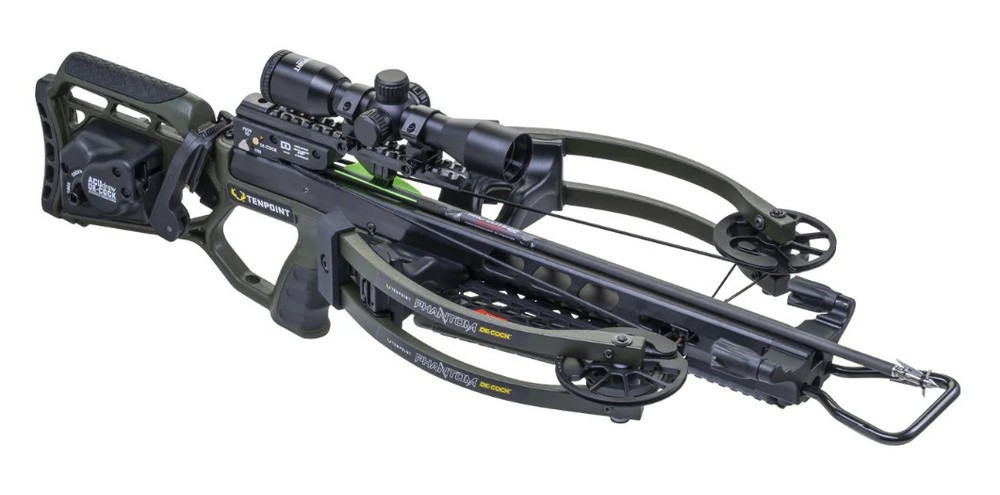 TenPoint Phantom De-Cock Crossbow Package Moss Green