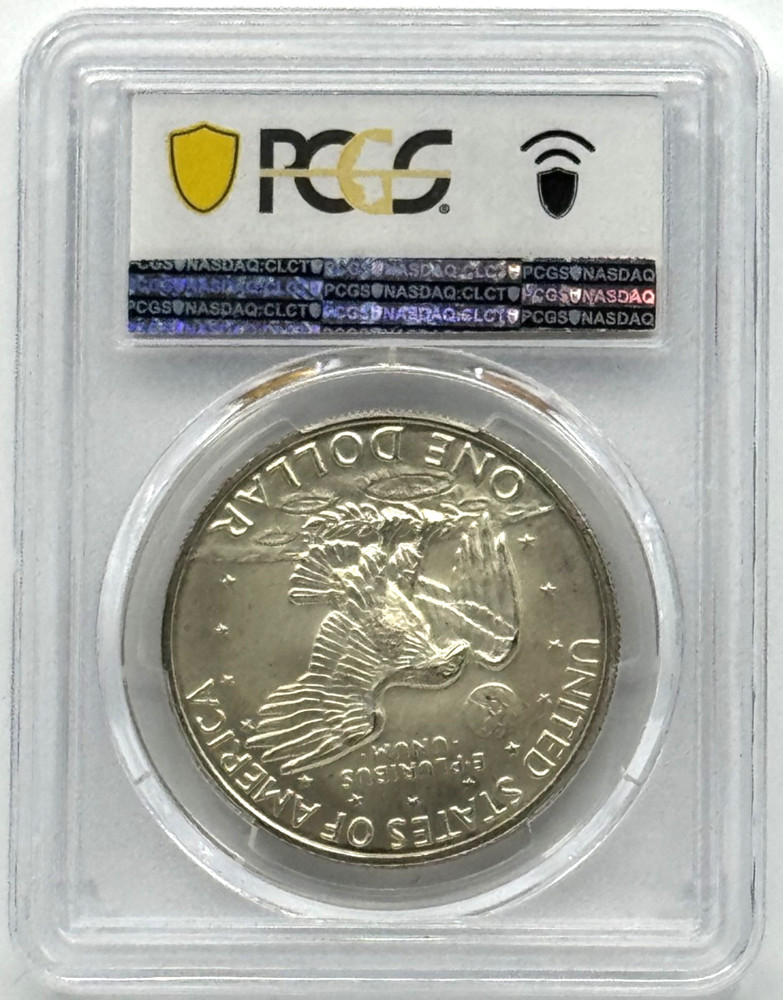 1973-S Eisenhower (Ike) Silver Dollar PCGS MS67 Blue Label