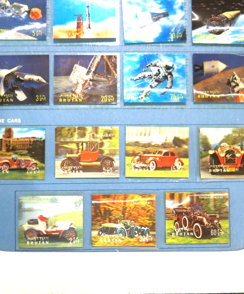 Bhutan 3- DIMENSIONAL STAMPS MINT CONDITION