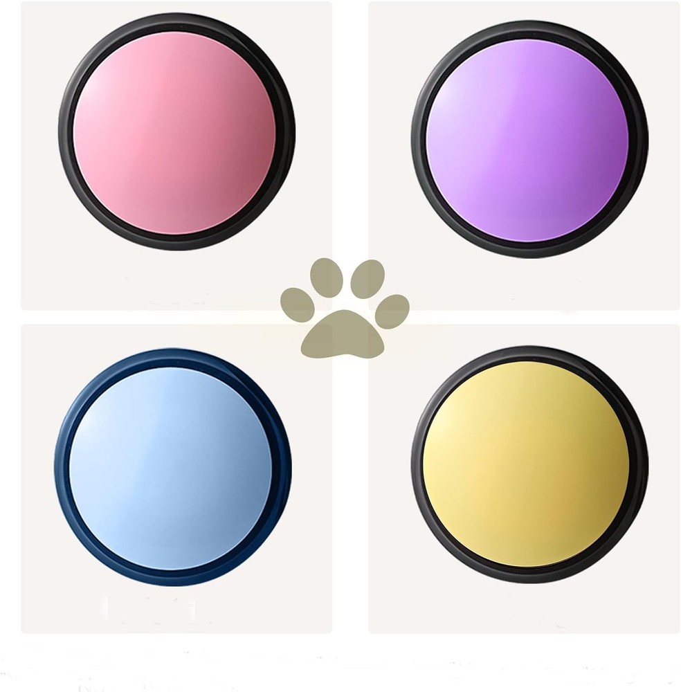 Voice Recording Button, Dog Buttons for Communication Pet Training Buzzer,...