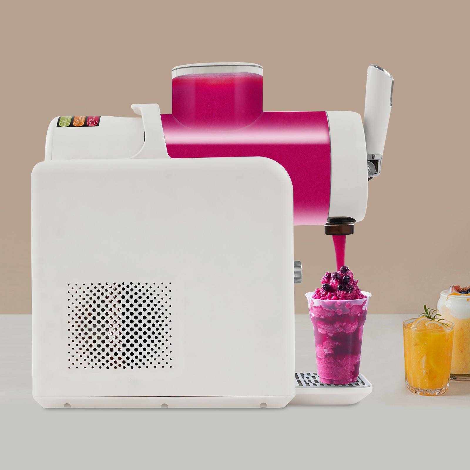 1.8L/0.48 Gallon Tabletop Frozen Drink Machine Electric Shaved Ice Machine 185W