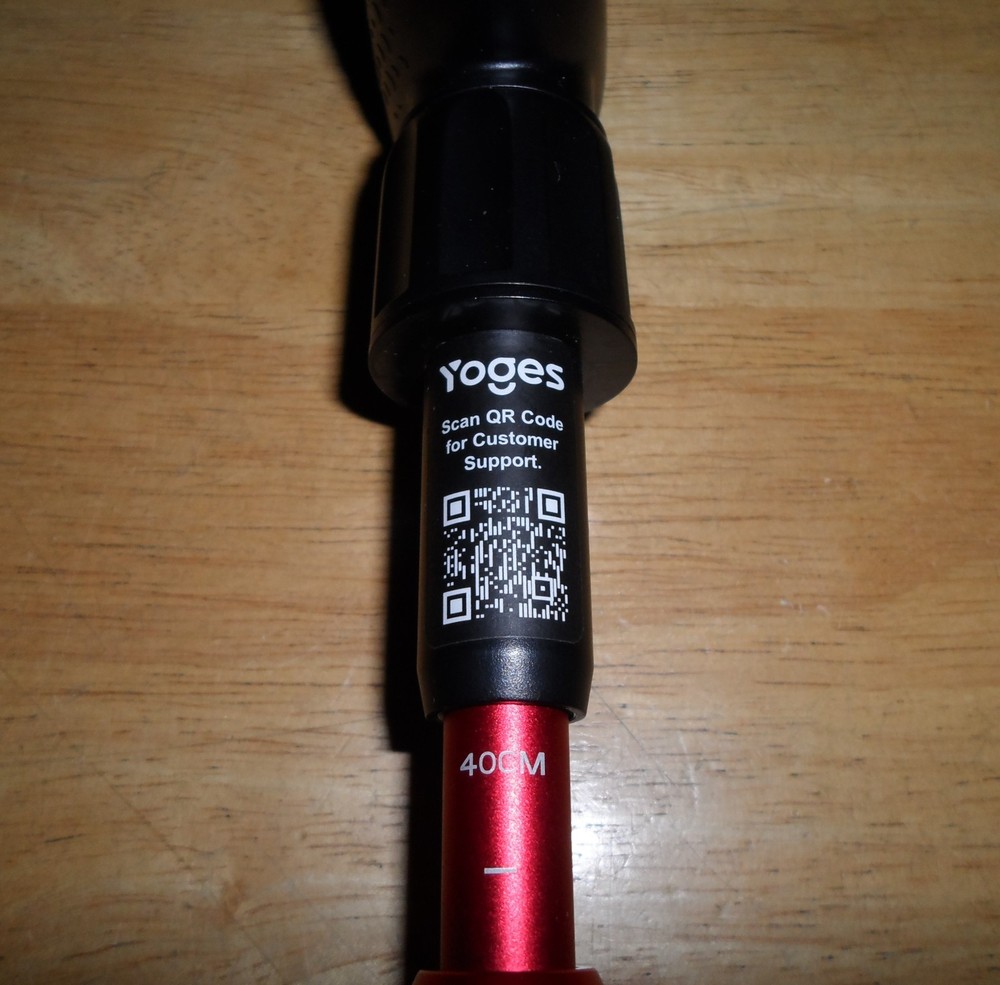 Yoges VR Golf Club Handle Red for Meta Quest Right Controller Adjustable