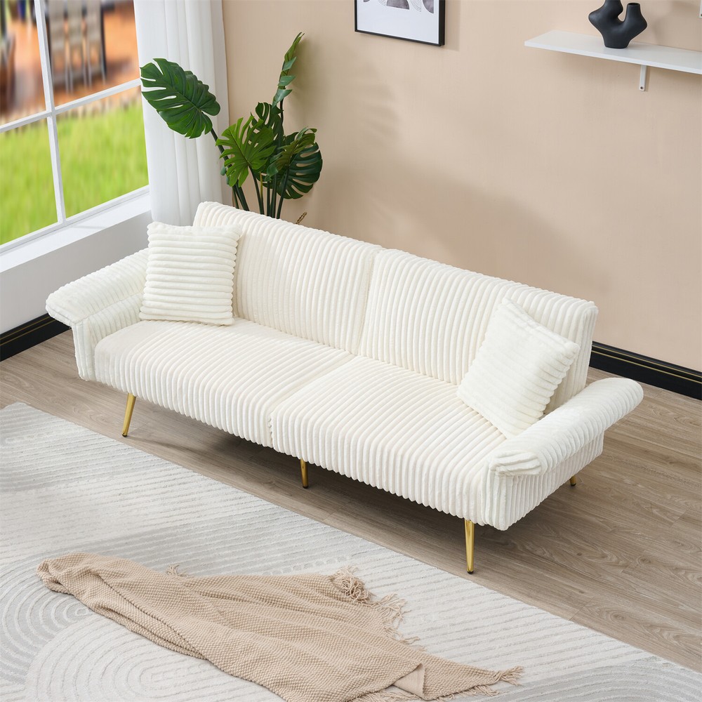 79'' Convertible Sleeper Sofa Bed Loveseat Sofa Couch Folding Futon Sofa Bed