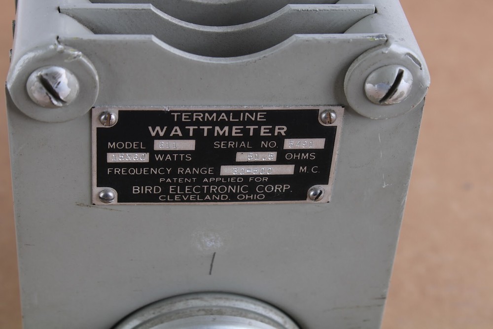 Bird 611 Termaline Wattmeter