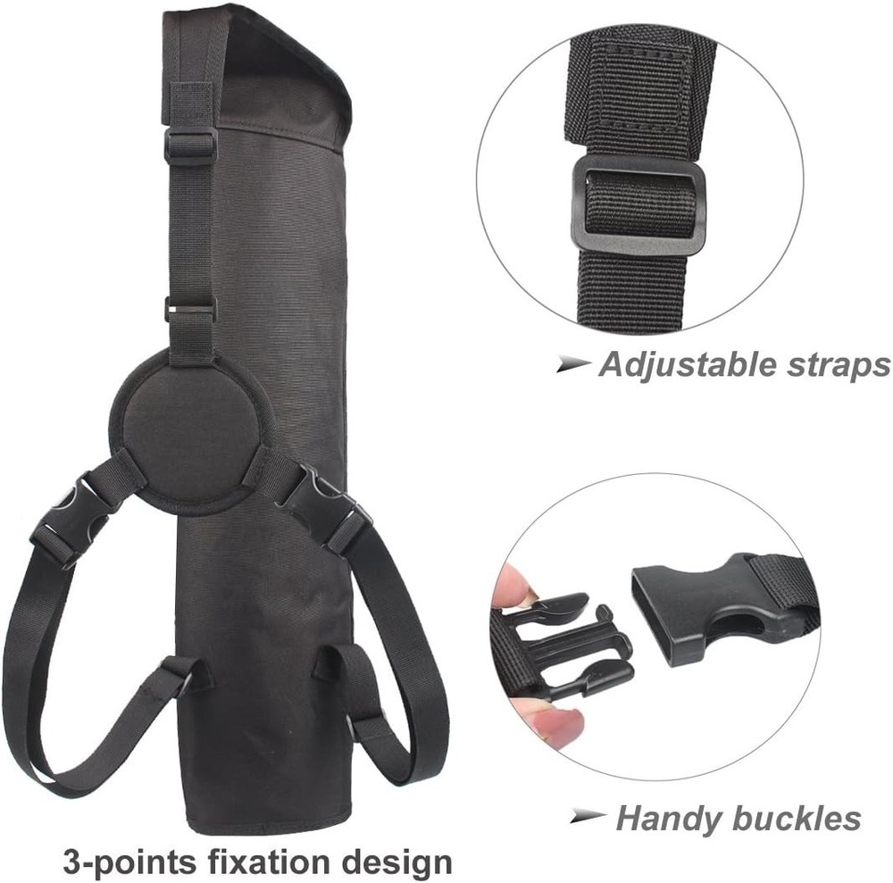 High-Quality Archery Back Quiver Bag - Adjustable Straps