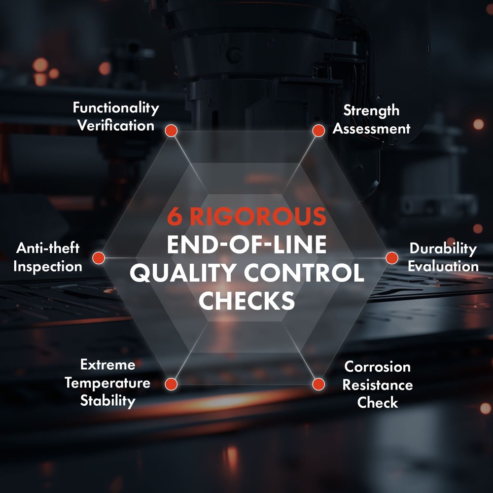 Front / Rear Driver Silver & Gray Interior Door Handle for Dodge Durango Dakota