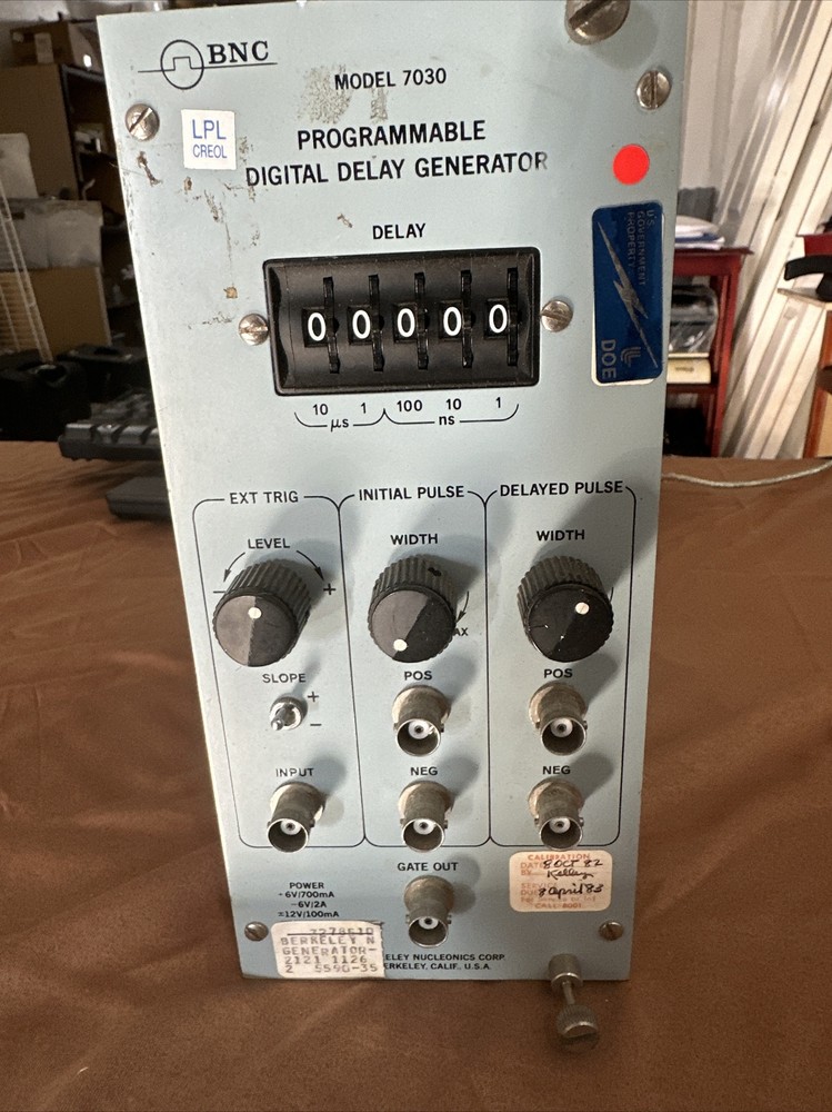 Used BNC BERKELEY NUCLEONICS MODEL 7030 DIGITAL DELAY GENERATOR
