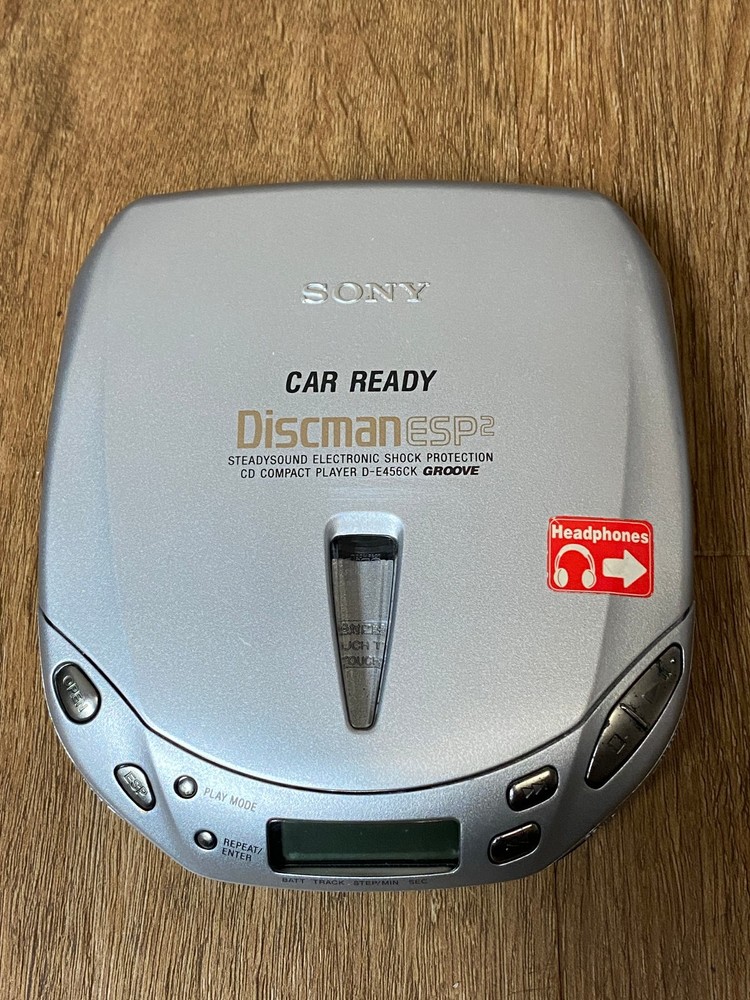 Sony Discman ESP2 Model D-E456CK Groove CD Player Tested Working READ