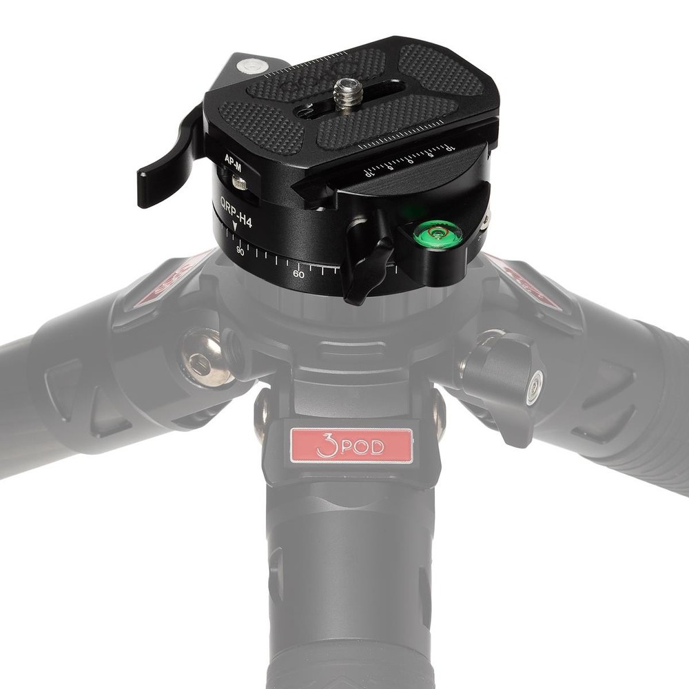 3Pod H4 JR Locking Pan Head with Arca-Type Quick Release and Lever Lock Clamp