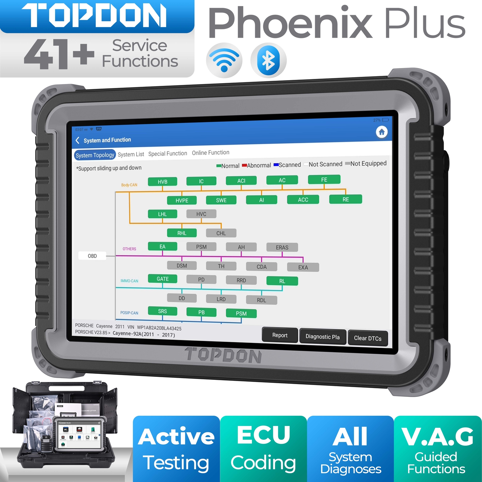 2024 TOPDON Phoenix Plus Key Programming Tool Full System Diagnostic Scanner