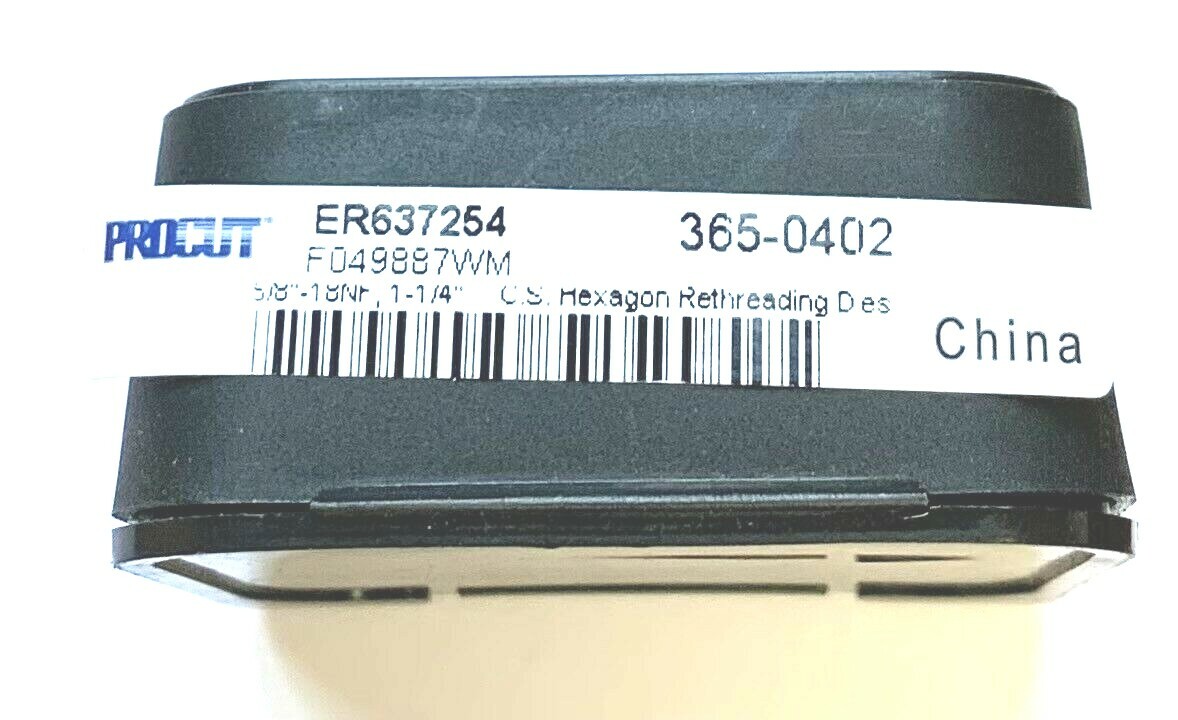 5/8-18 UNF CARBON STEEL HEXAGON RETHREADING DIE HEX DIE NEW!
