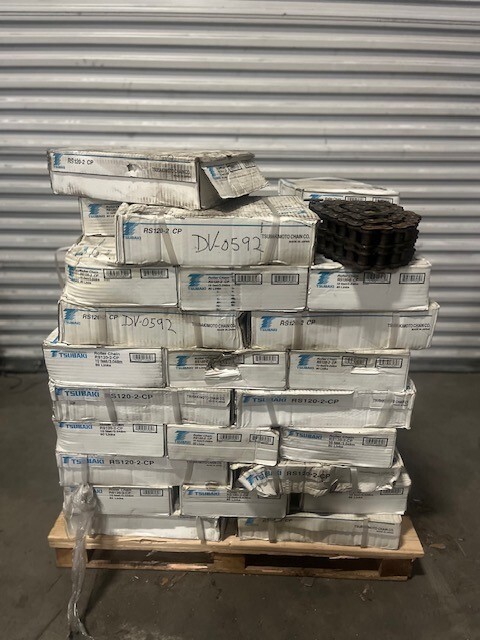 Tsubaki RS120-2 CP Double Roller Chain cotter 5' Length