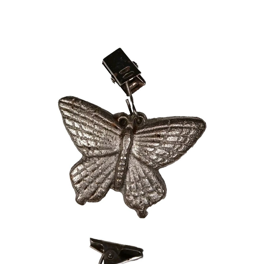 4 Pewter Tablecloth Weights . Garden Insects Solid Heavy Ladybug Bee...