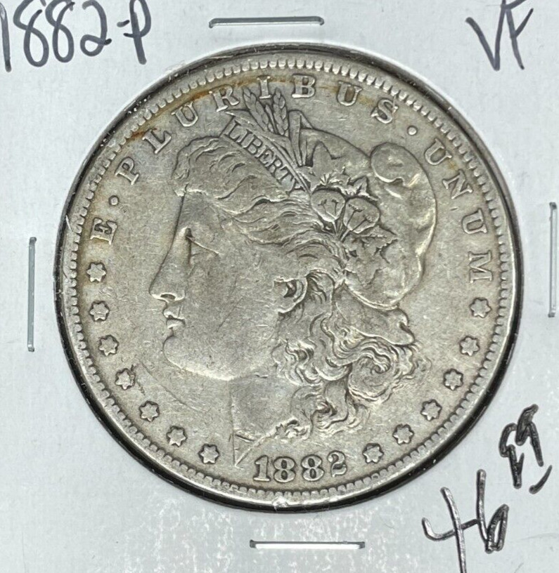 1882 MORGAN SILVER DOLLAR ~ VF ~NICE COIN~