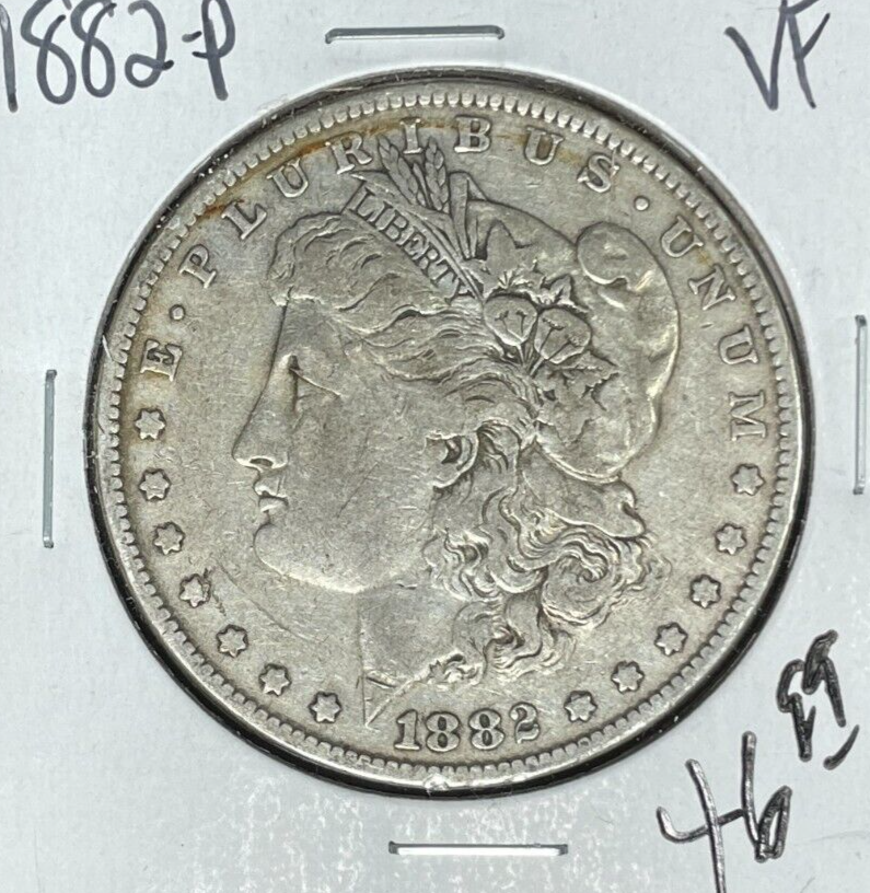 1882 MORGAN SILVER DOLLAR ~ VF ~NICE COIN~