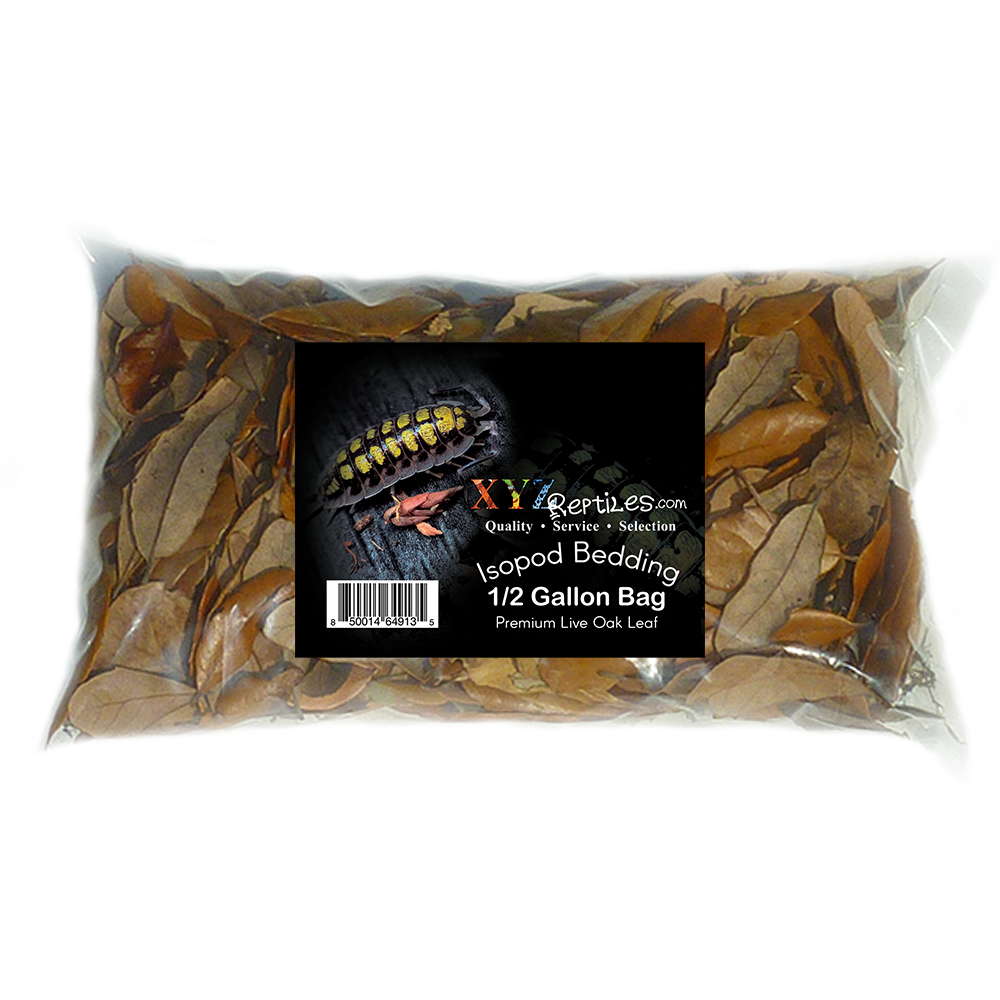XYZReptiles Premium Live Oak Leaf Litter Isopod Substrate Terrarium Bedding