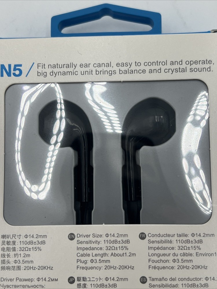 Langsdom Half In-Ear Earphone Model IN5