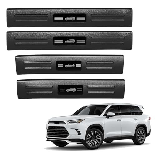 Scratch Resistant Door Sill Protector ABS for Grand Highlander (Include