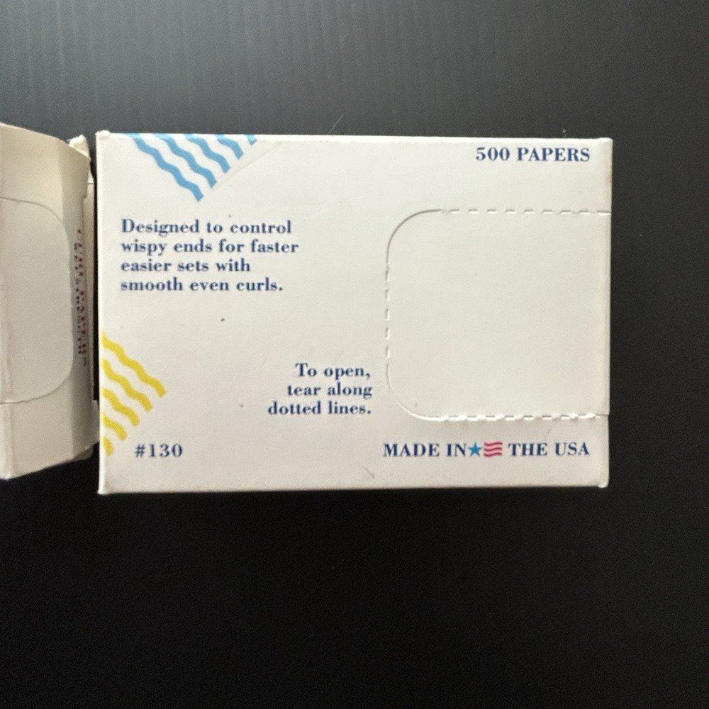 Vintage Goody Curl Papers End Papers 2 Box Set