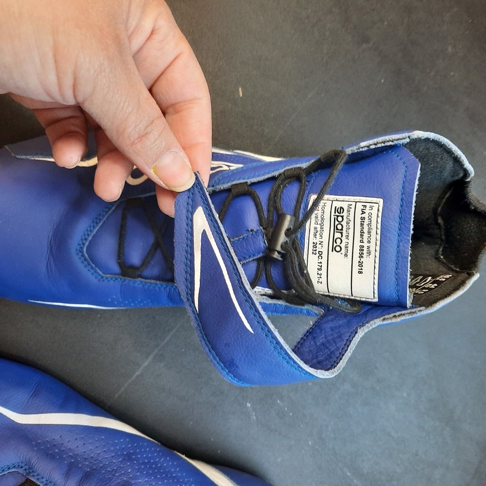 Sparco Professional Formula Racing Shoes. Size 10