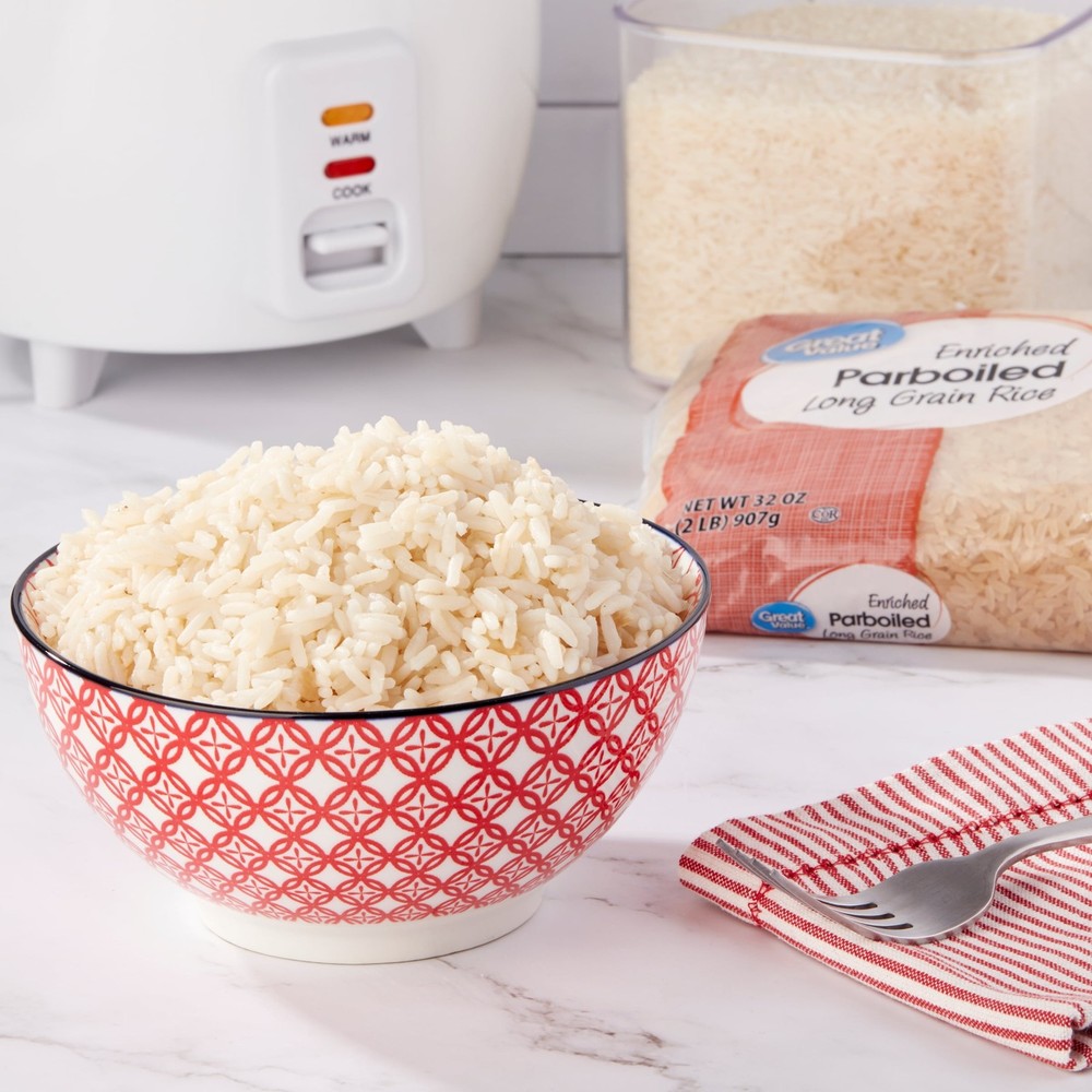 (8 pack) Great Value Long Grain Parboiled Enriched Rice, 32 oz
