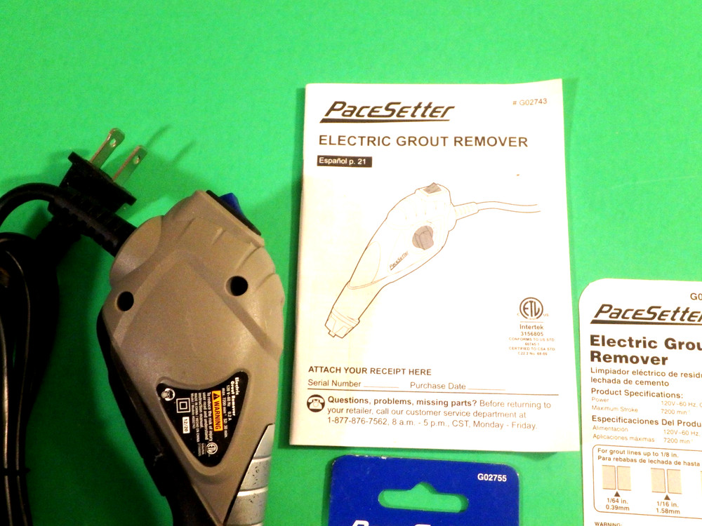 Electric Grout Remover VF2 Pacesitter