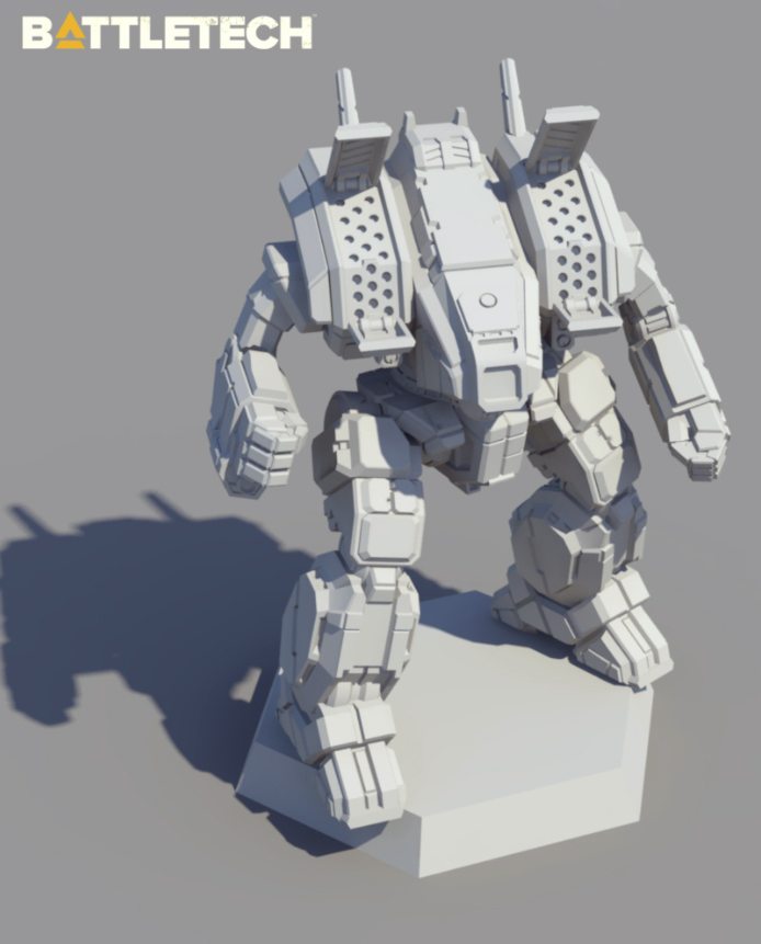 Battletech Archer Mech + Pilot Cards Command Lance IS Kickstarter Catalyst