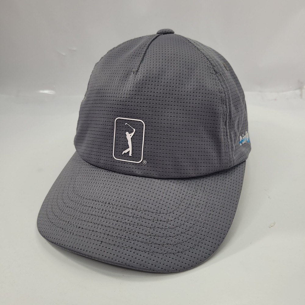 PGA Tour Airflux Women's Golf Cap Hat Hook & Loop Gray