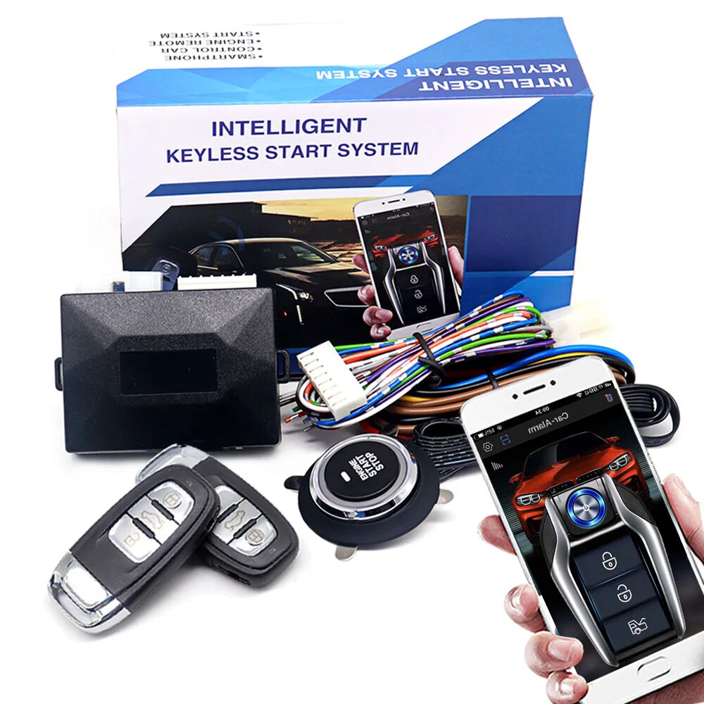 Universal Car Alarm Keyless Entry System Start Stop for Car Auto Ignition Button