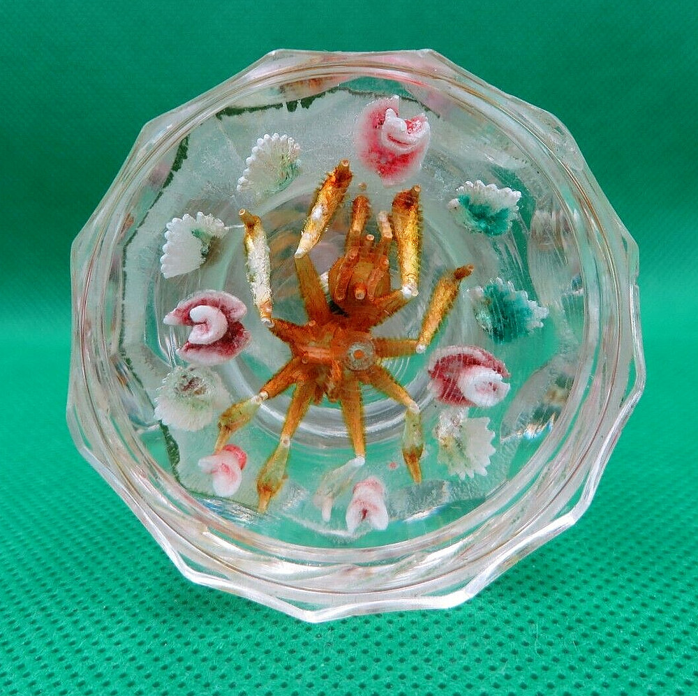Plastic Door Handle with Spiders Handmade Vintage USSR