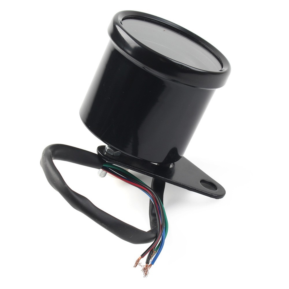 Retro Digital Speedometer LED LCD Odometer Speedometer Fuel Meter 12V