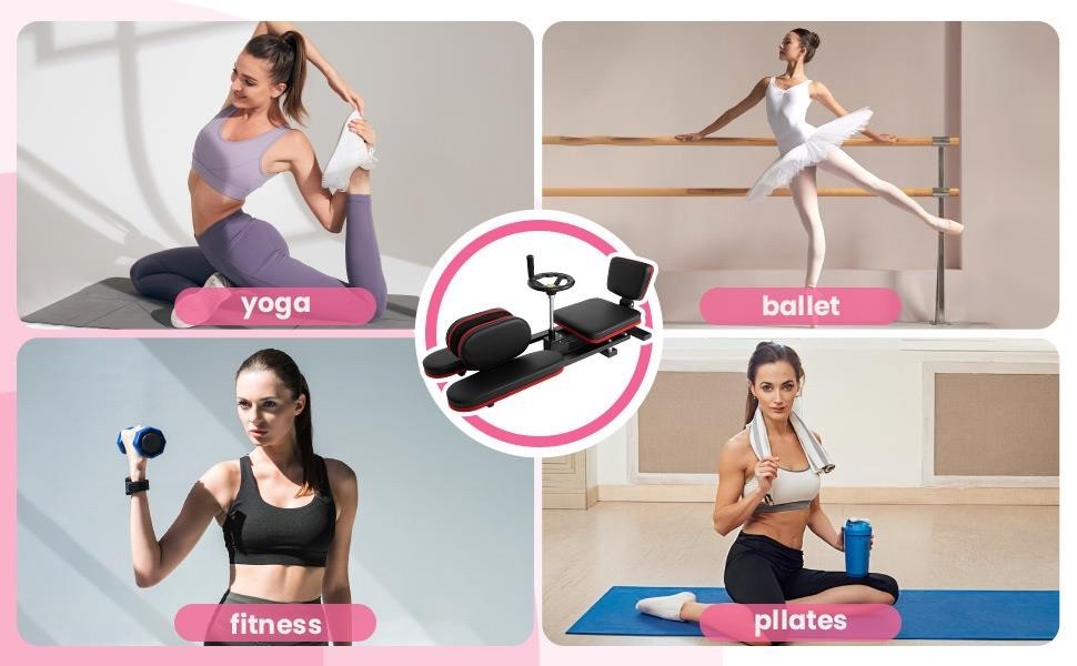 Red Leg Stretcher Machine 330lbs Split Machine w/ Hand Wheel Training Machine