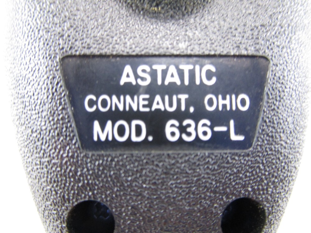 Astatic 636-L CB/Ham Microphone 4 Pin UnTested