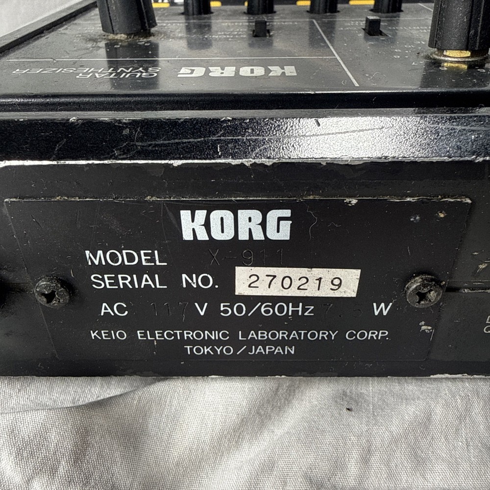Korg X-911 Guitar Synthesizer – Analog Instrument & CV/Trigger Processor