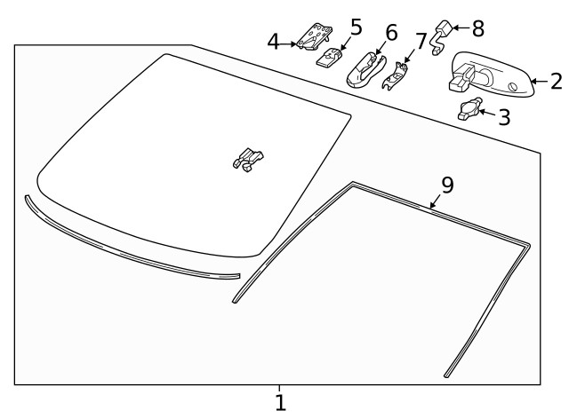 Genuine GM Front View Camera 84509443