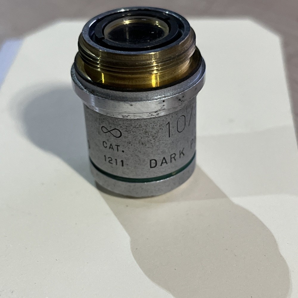 AO 10X 10/.25 PLAN ACHROMAT DARK PHASE MICROSCOPE OBJECTIVE