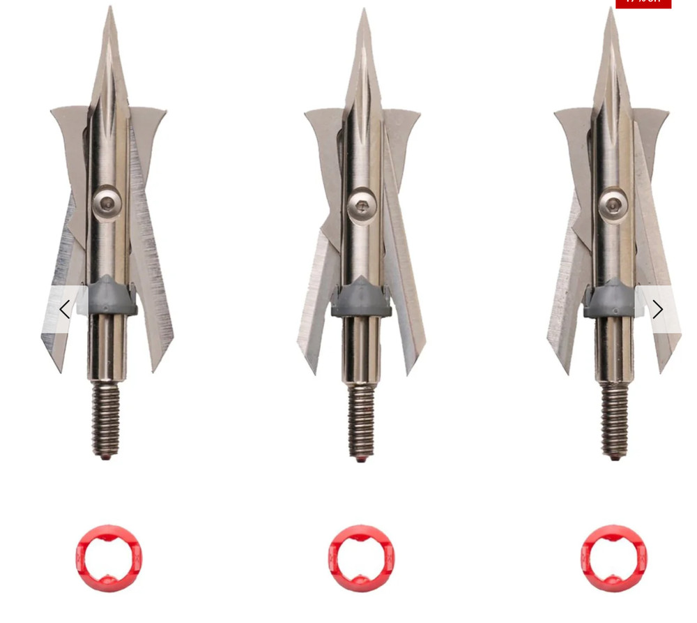 Rage 1.75" Trypan +P Tip 3-Pack