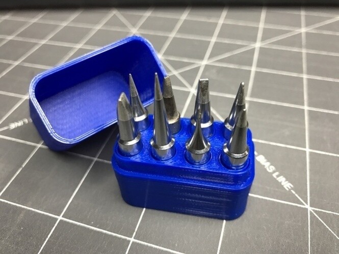 Soldering Iron Tip Organizer Case