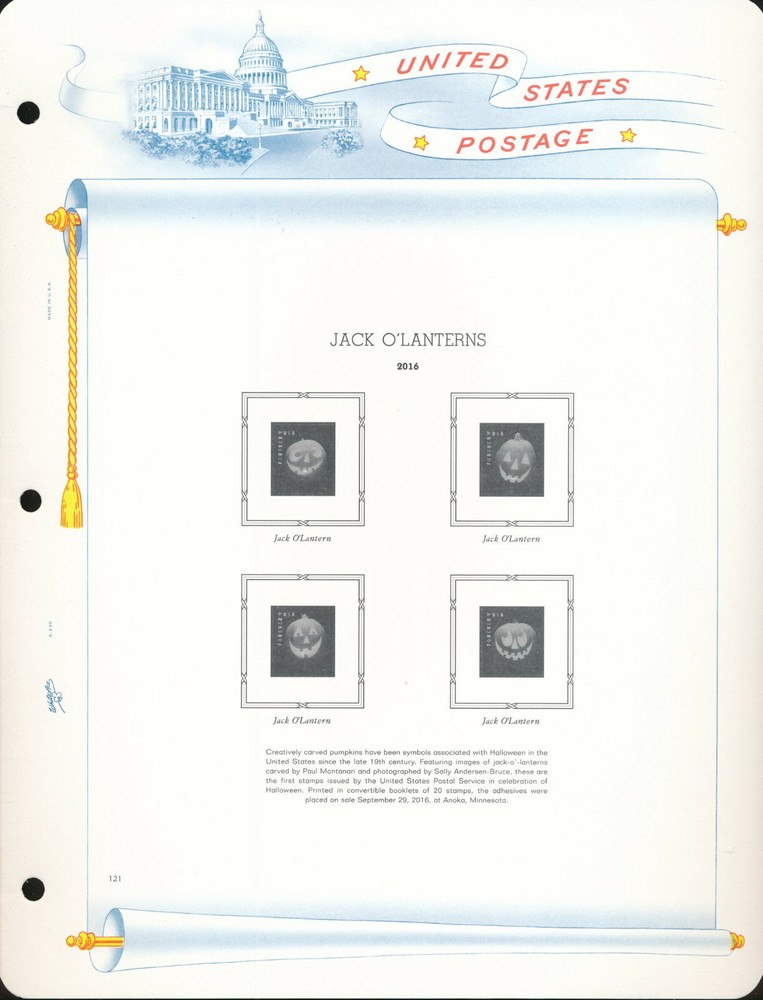 WHITE ACE 2016 US Regular Issue Singles Simplified Album Supplement USR-45