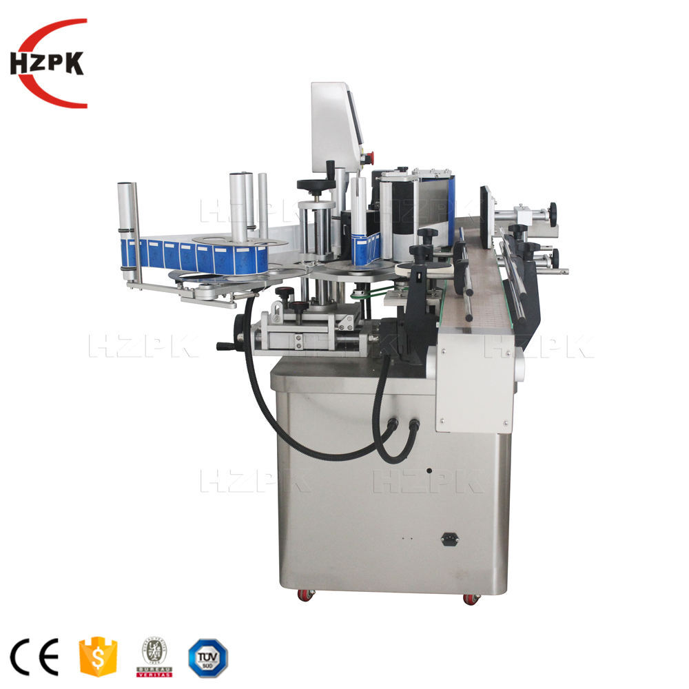 US Stock Automatic Round Bottle Adhesive Sticker Labeling Machine
