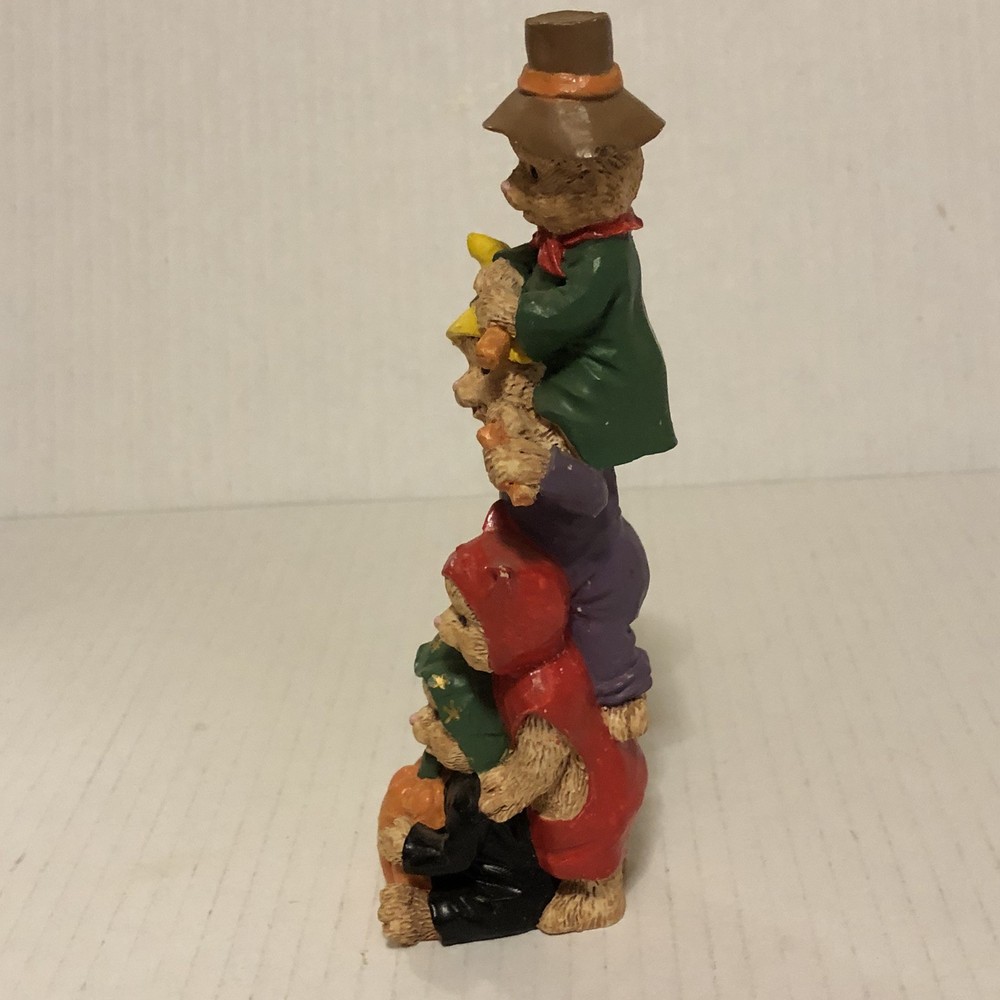 Fall Decor Bears Figurine, Stackable Bears Fall/Halloween Bears Figure