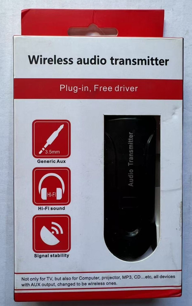 Docooler B5 Bluetooth Wireless audio transmitter,Plug-in,Free driver