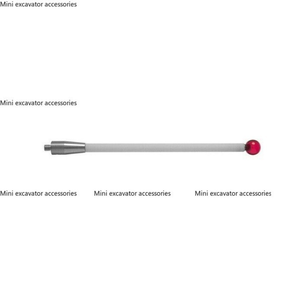 A-5000-9761 CMM Stylus M4 Thread 5.0mm Ruby Ball Tip 100mm Length Ceramic Stem
