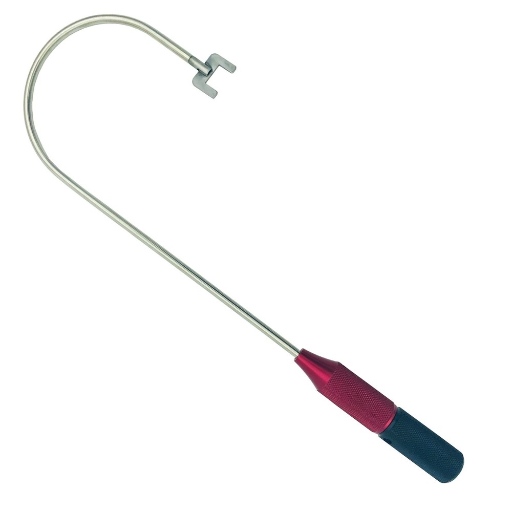 The J Tool Thumb Turn Bypass Large, Silver+red Black Handle