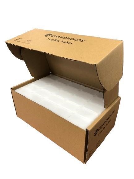 50 Square Tubes For 1 Oz Silver Bar Snap Tight Lid Stackable Storage Holders New