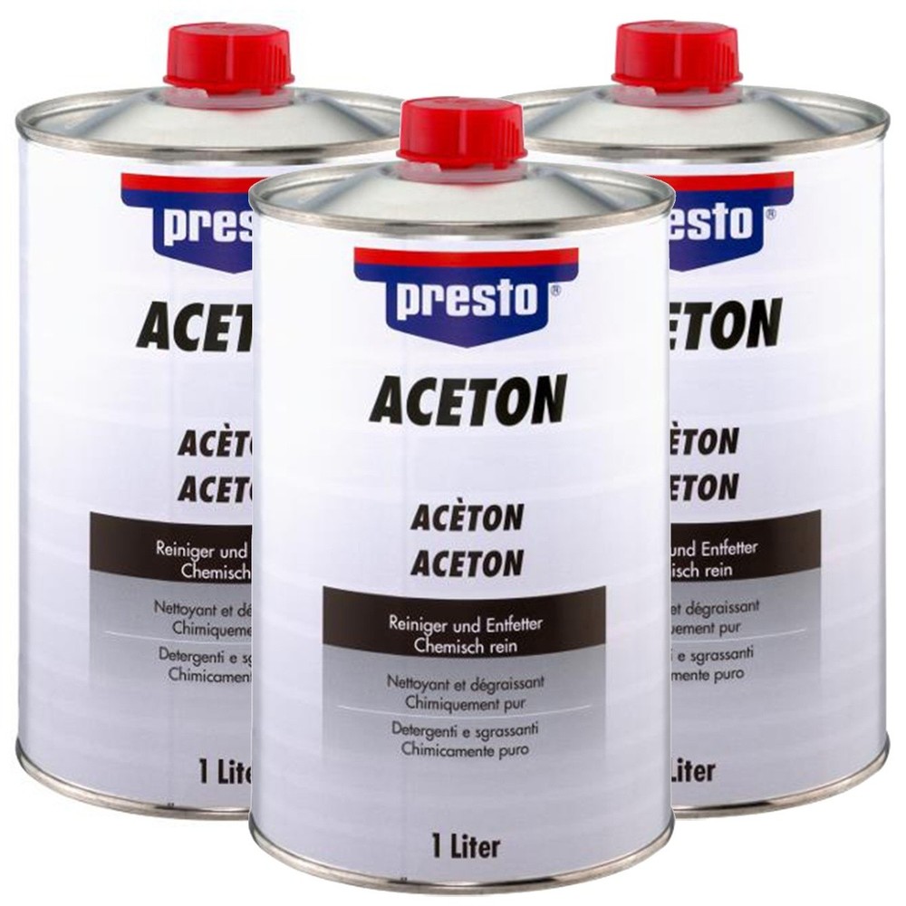 Presto Acetone 3x 1000ml.