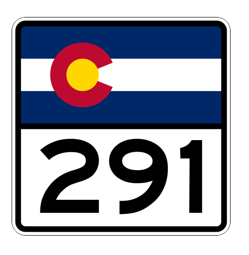 Colorado State Highway 291 Sticker Decal